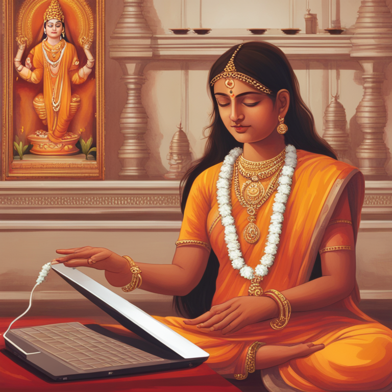 “The Rise of Virtual Puja: How Technology is Changing Religious Practices in India”