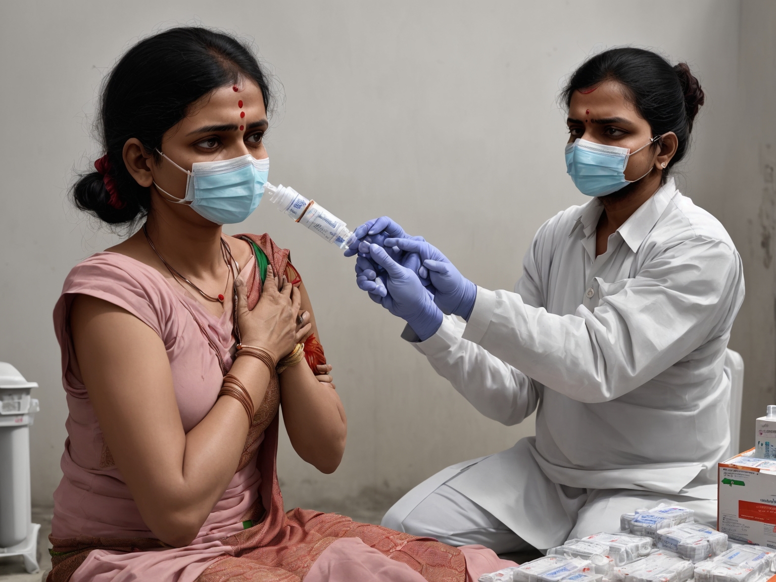 “COVID-19 vaccine distribution in Uttar Pradesh”