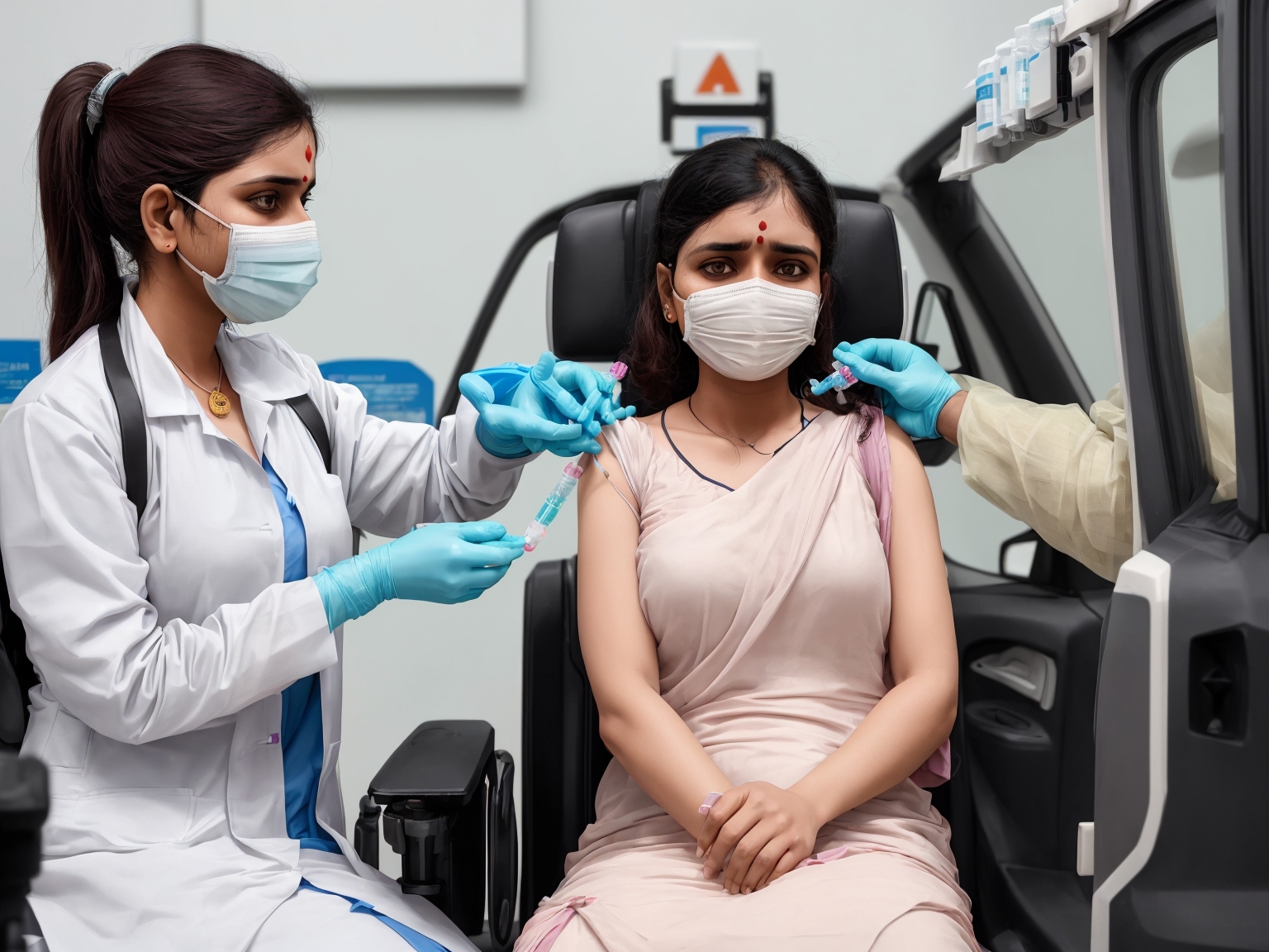 “COVID-19 vaccination drive in Uttar Pradesh”