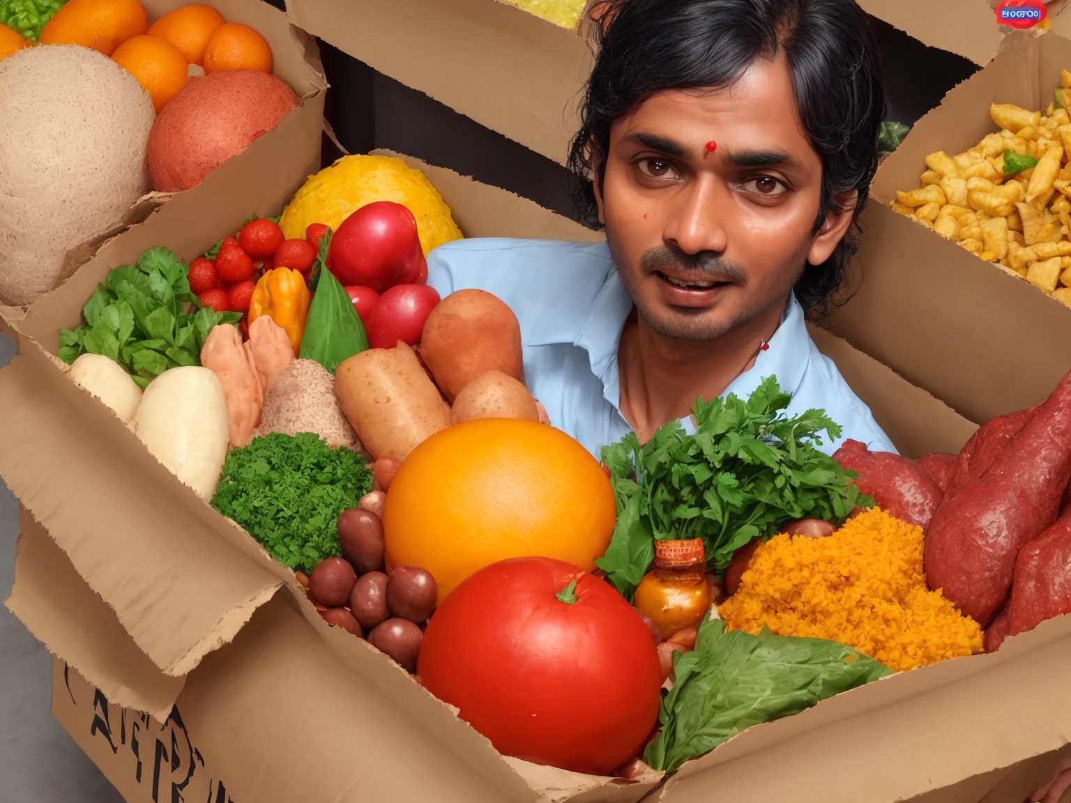 “Online grocery delivery services in India”