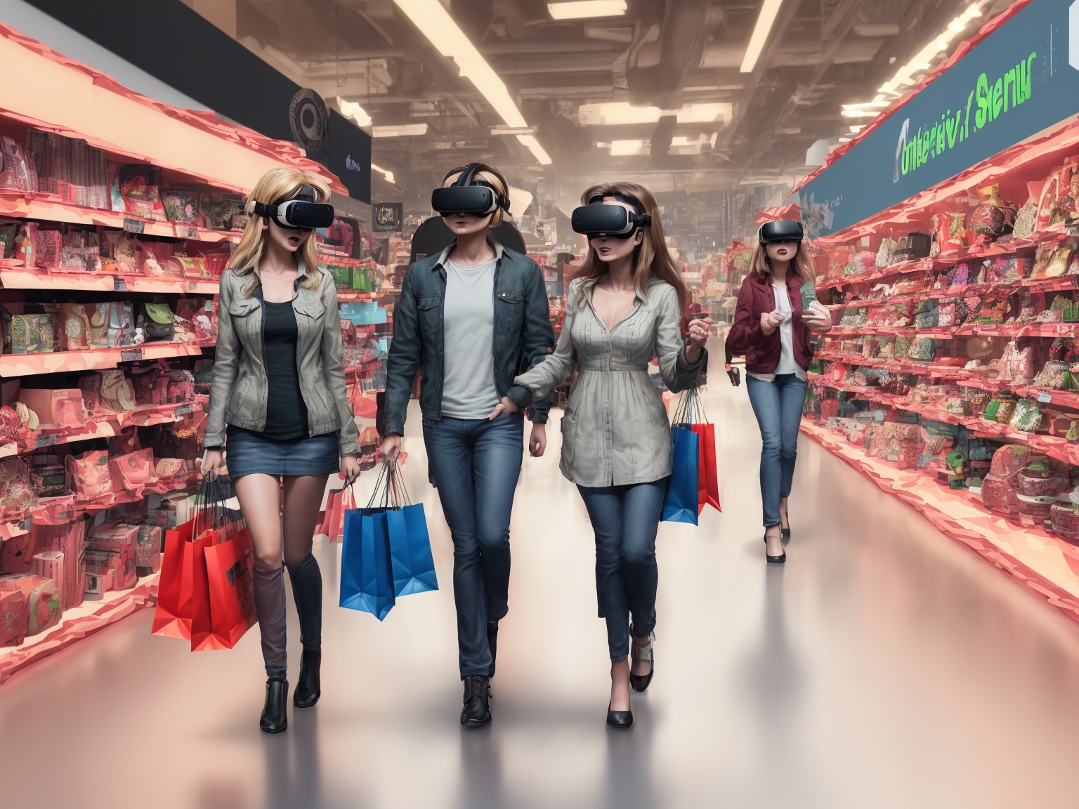 “Virtual reality shopping”