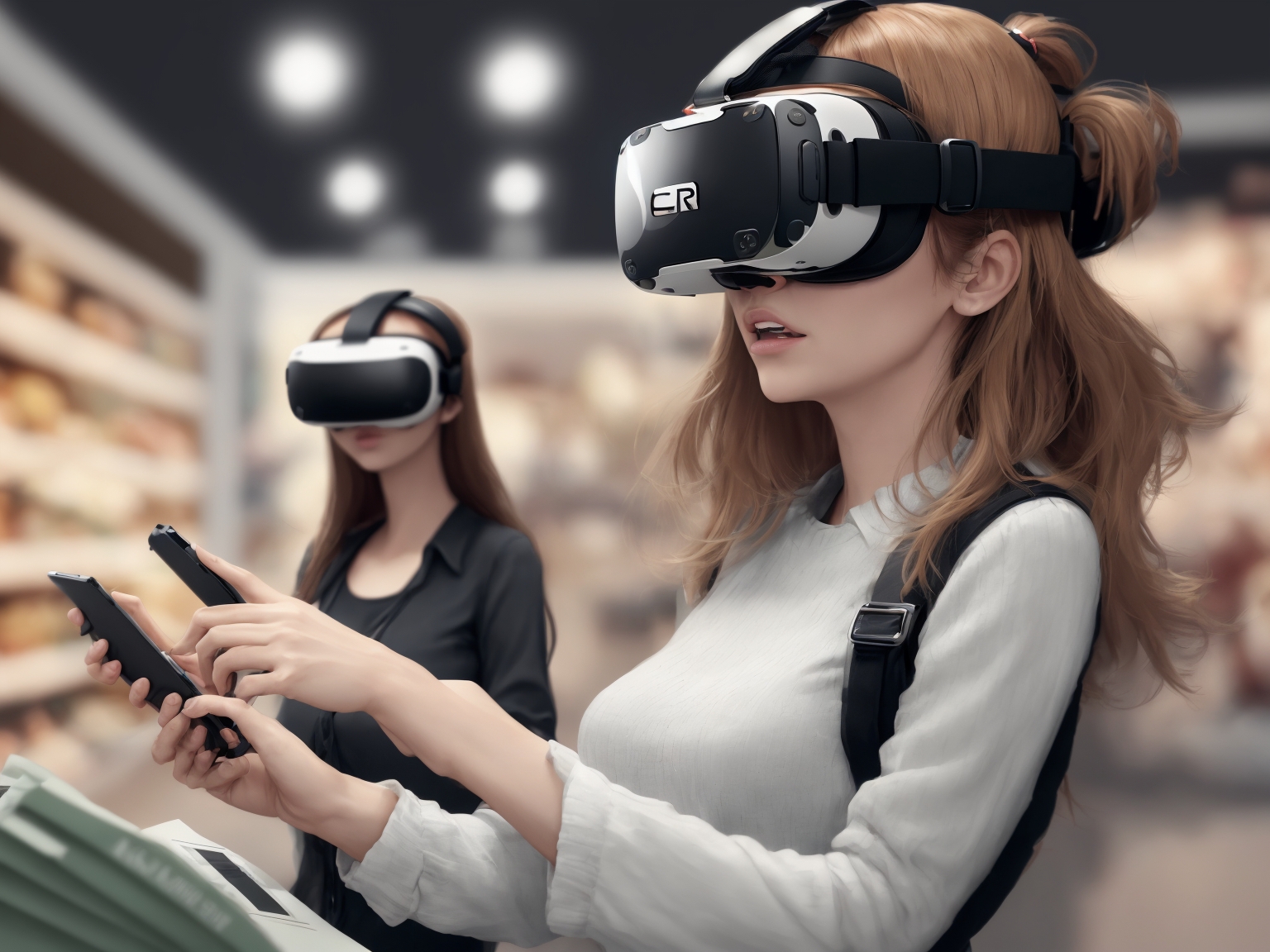 “VR shopping experiences”