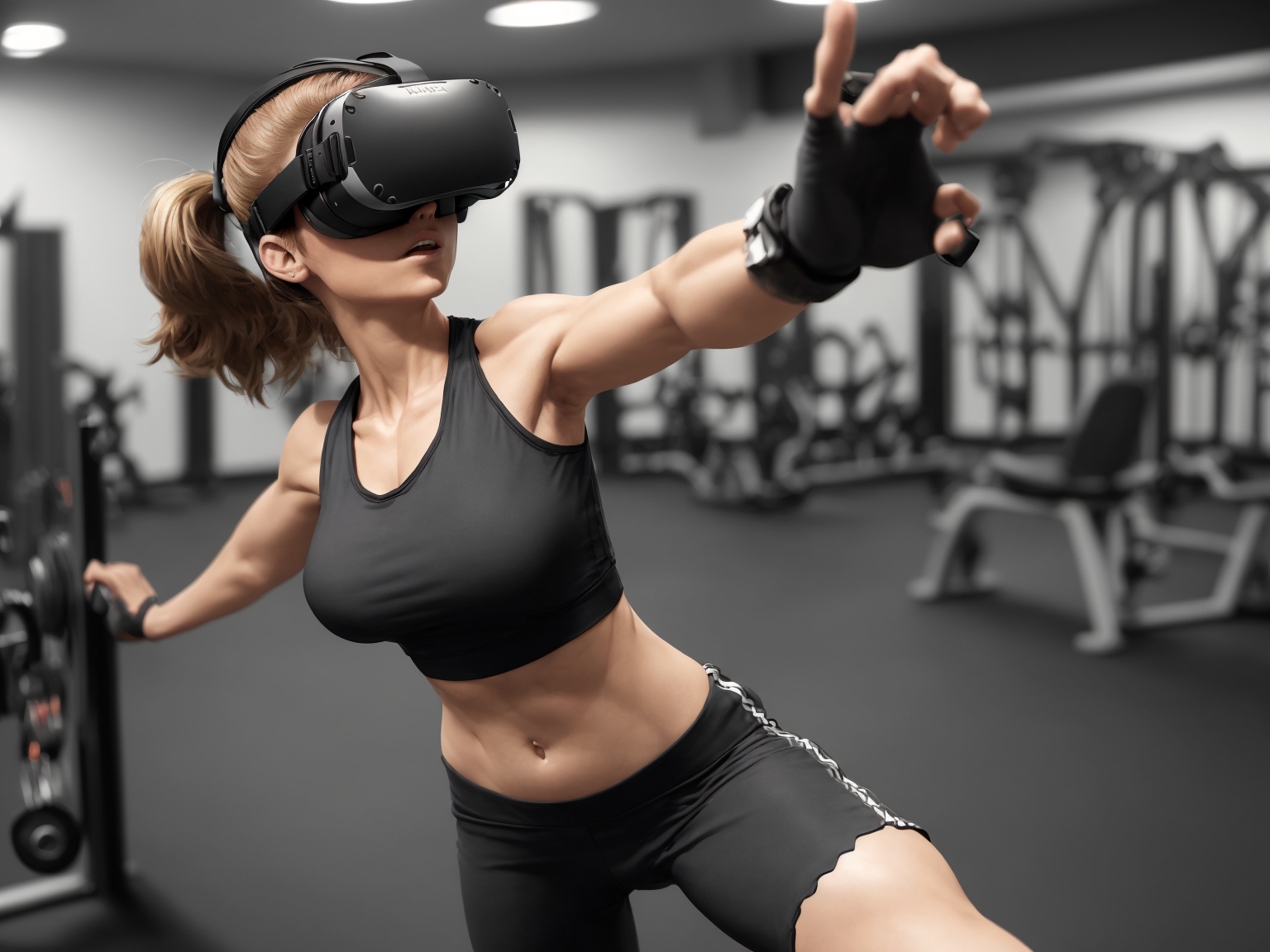 “Virtual reality fitness classes”